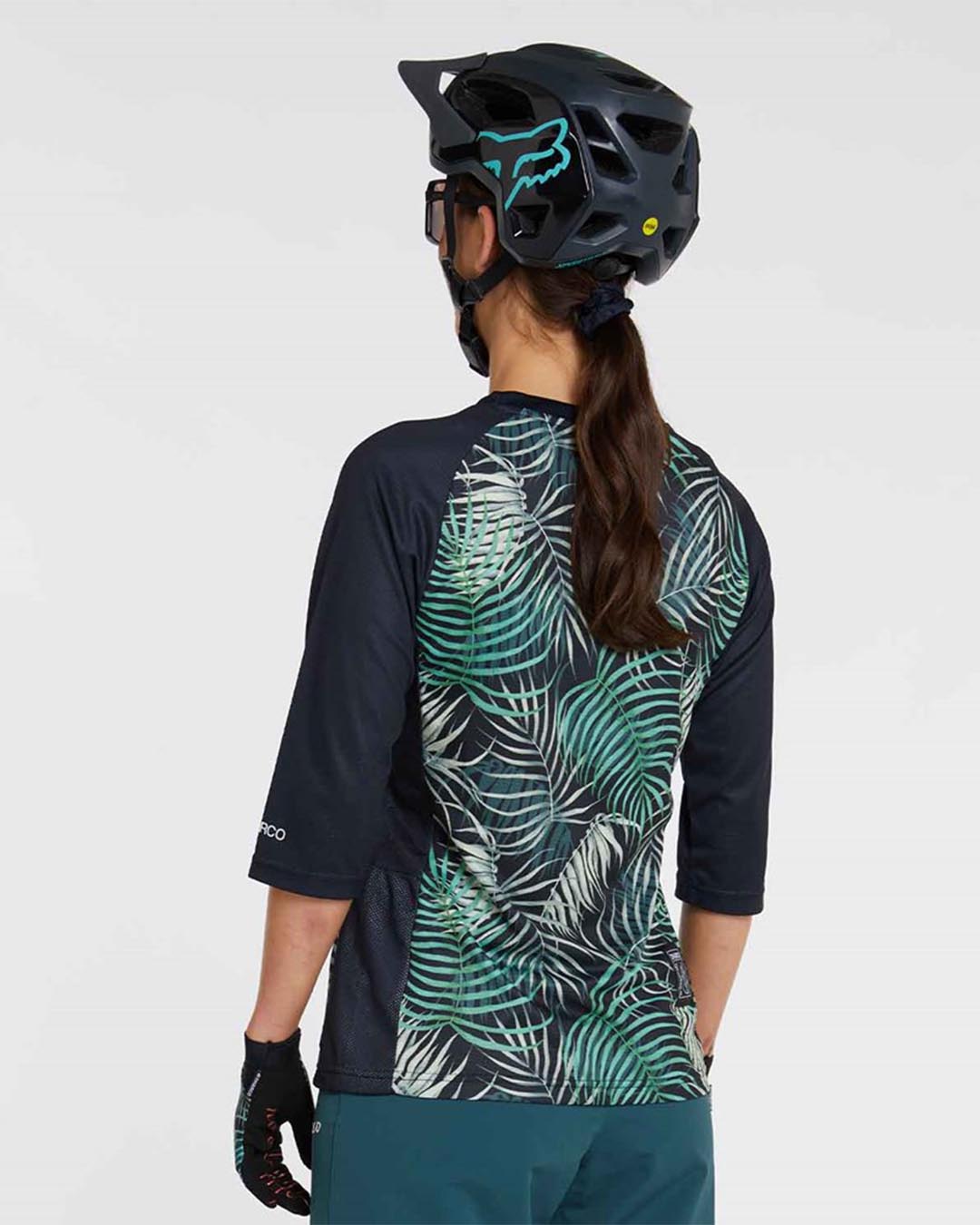 Womens 3/4 Sleeve Jersey | Burnt Brandy