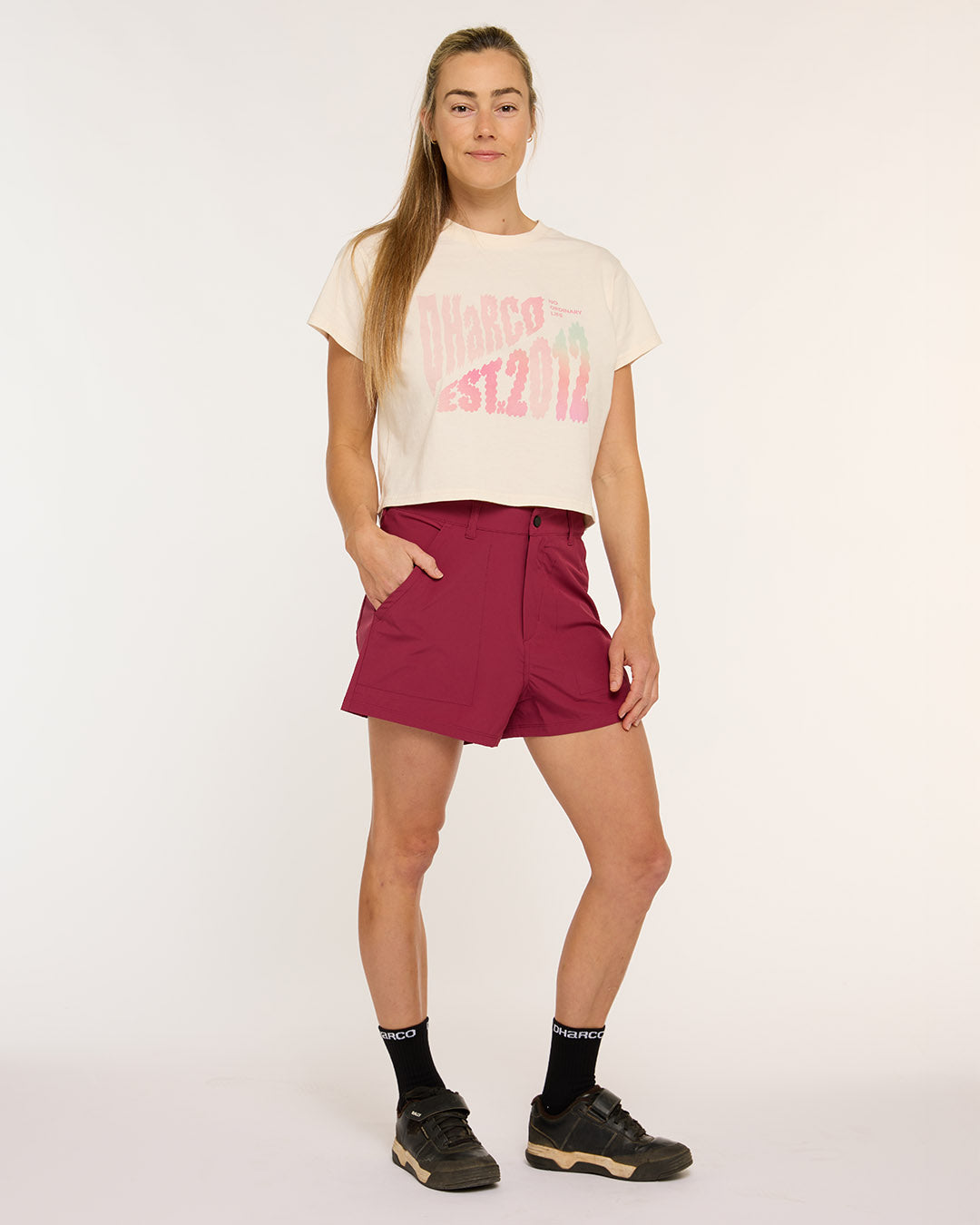 Womens Pit Shorts | Sangria