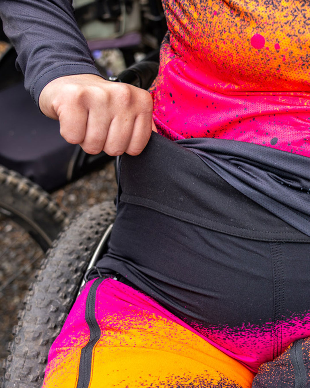 Unisex Adaptive Pants | Black Snake