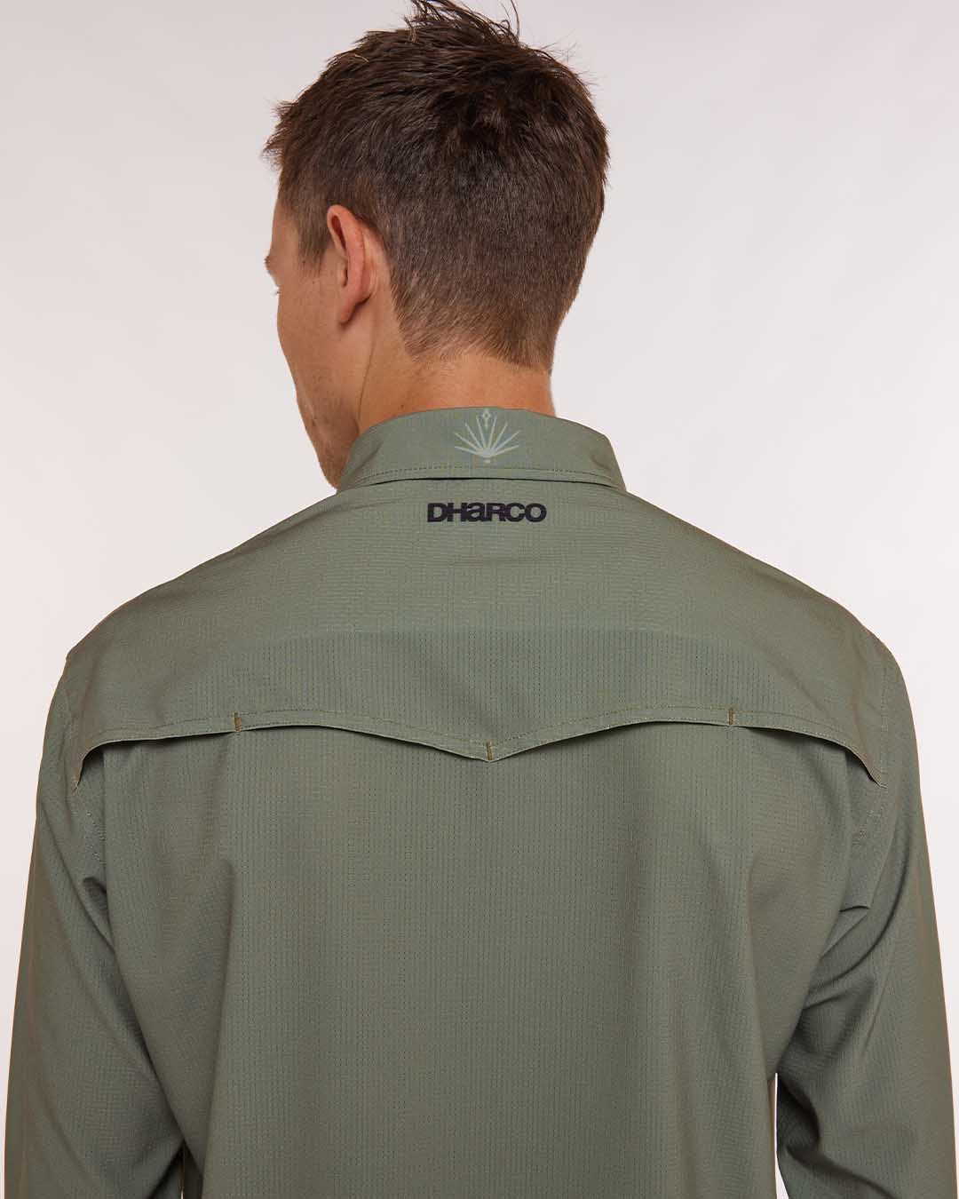 Mens Western Shirt | Kyle Strait Signature Edition Green