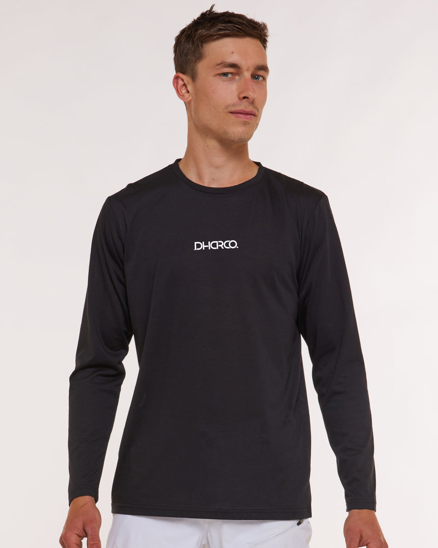 Mens Long Sleeve Tech Tee | Stealth