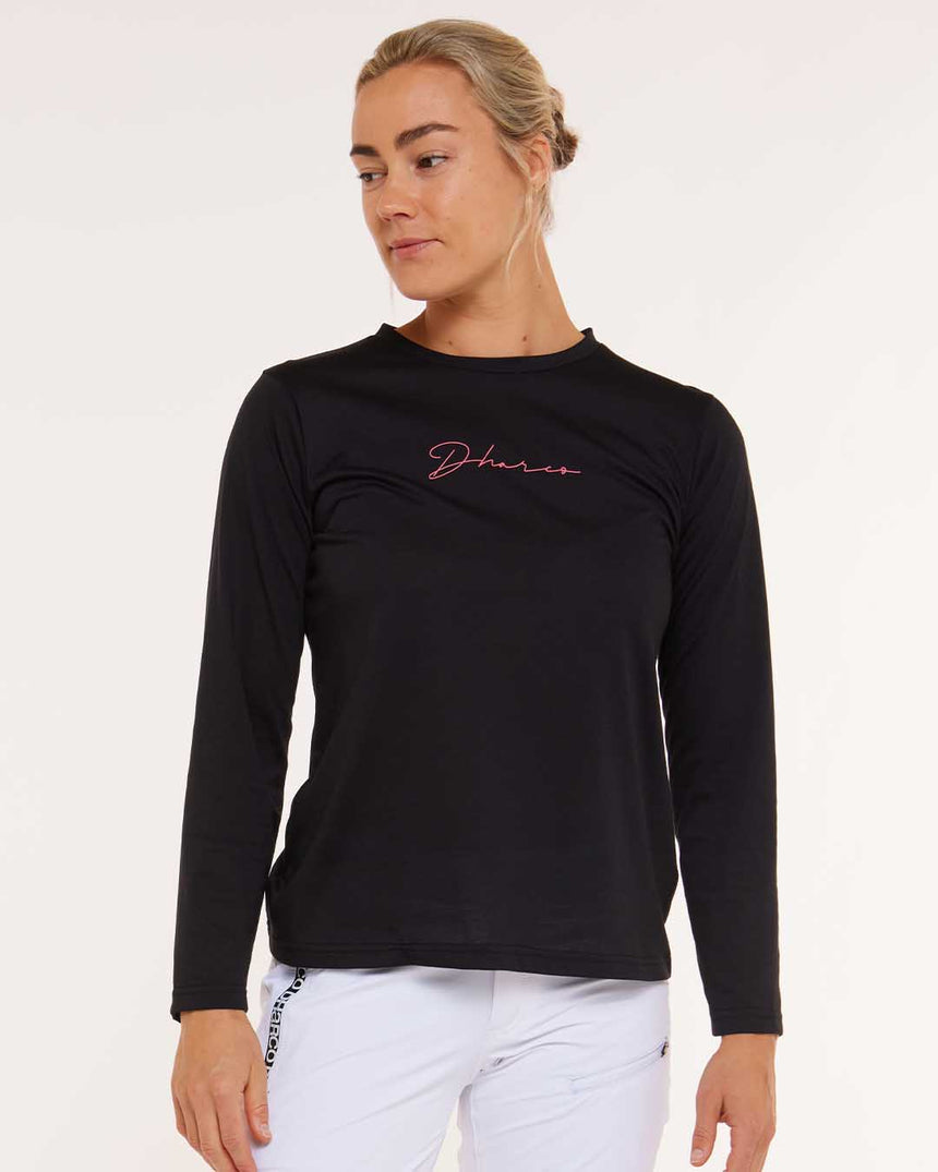 Womens Long Sleeve Tech Tee | Stealth