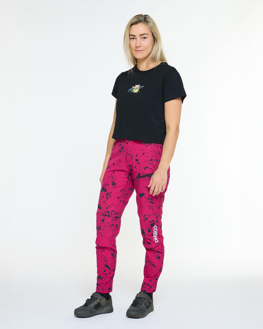 Womens Cotton Crop | Decade of DHaRCO Black