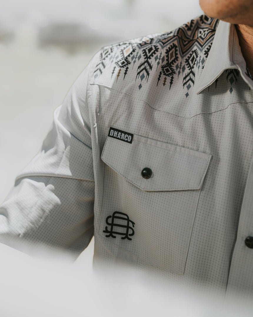 Mens Tech Long Sleeve Shirt | Kyle Strait Signature Rattlesnake