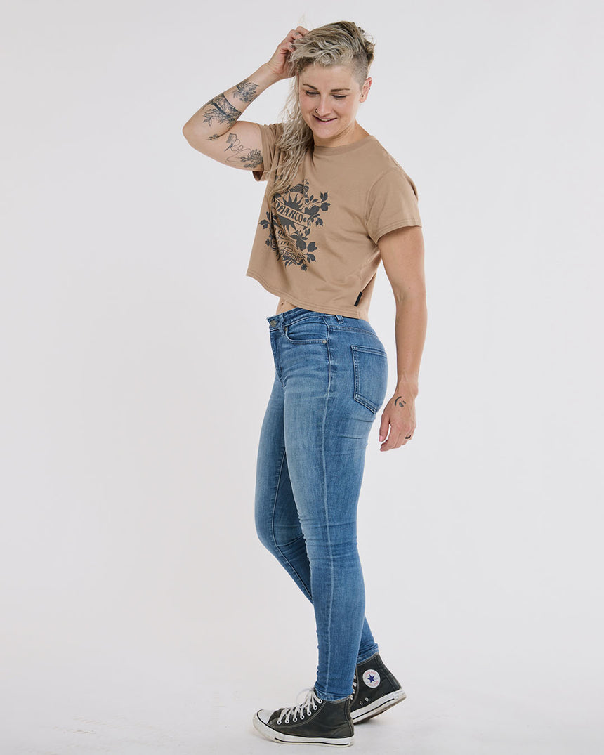 Womens Cotton Crop | Dust