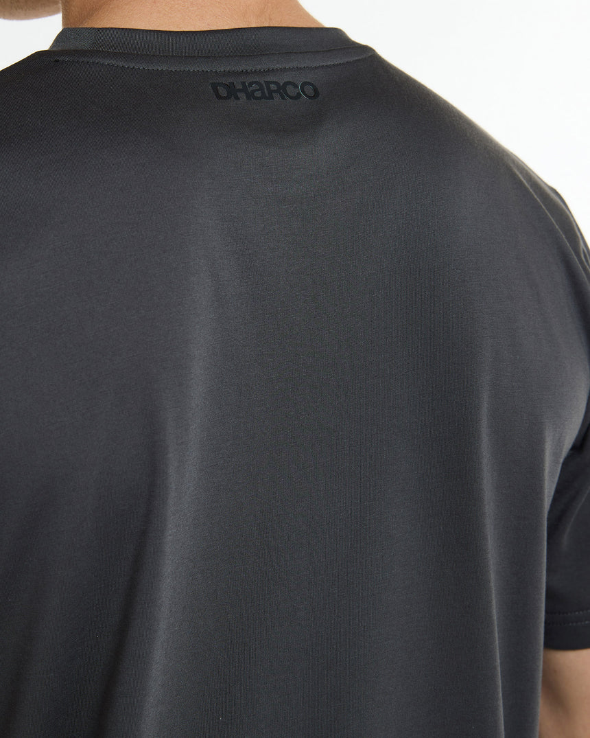 Mens Short Sleeve Tech Tee | Charcoal