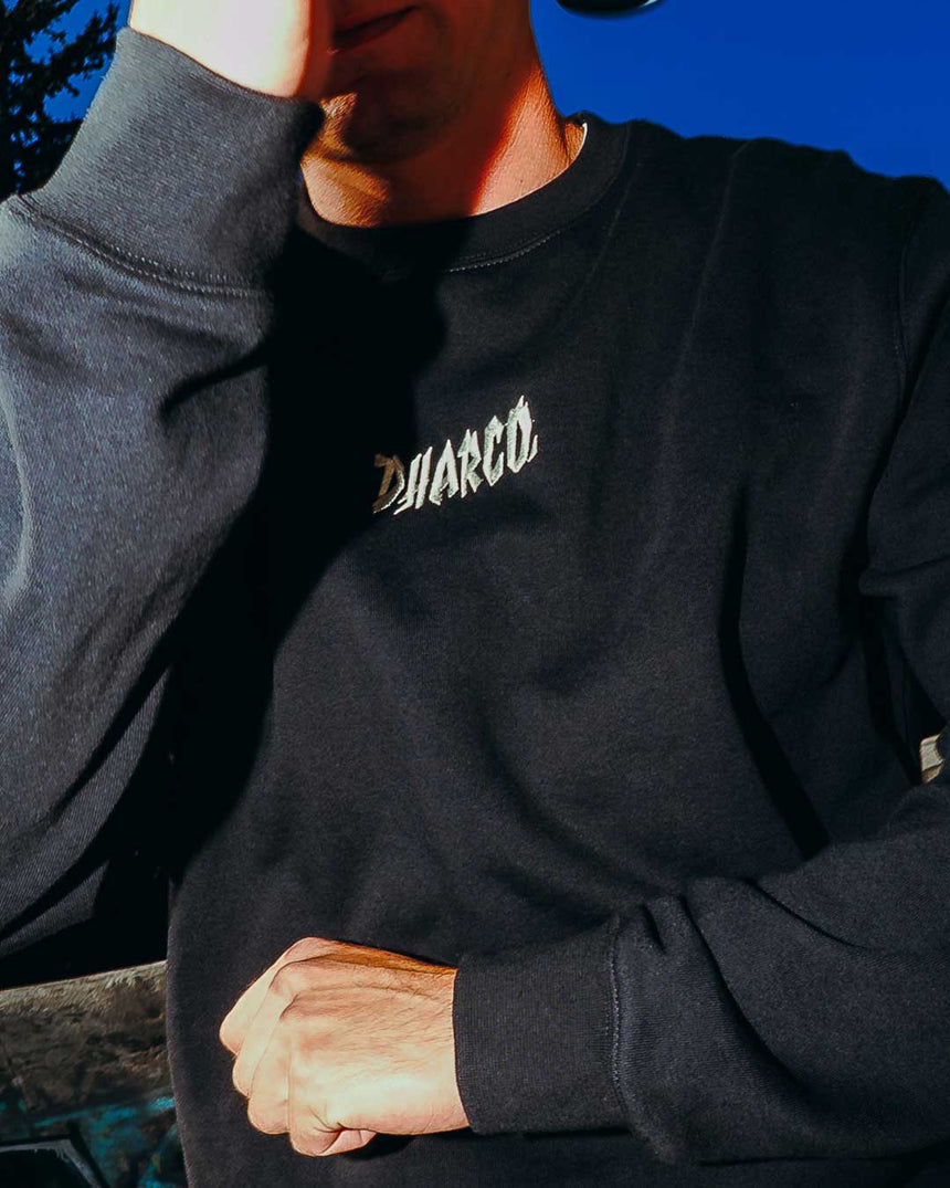 Unisex Crew | Covert Black | UNISEX | TOPS | FLEECE AND HOODIES | CREW | DHaRCO | MTB | Image 6 of 6