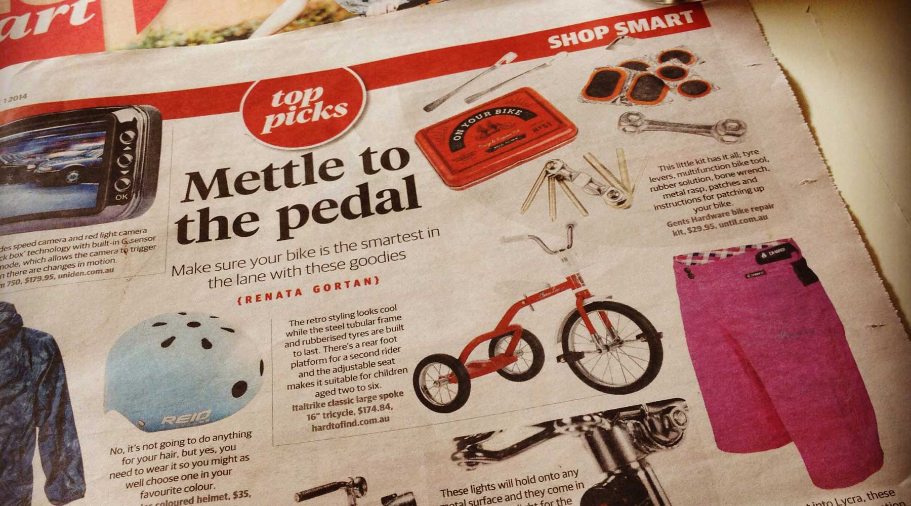 Sunday Telegraph features DHaRCO in Shop Smart