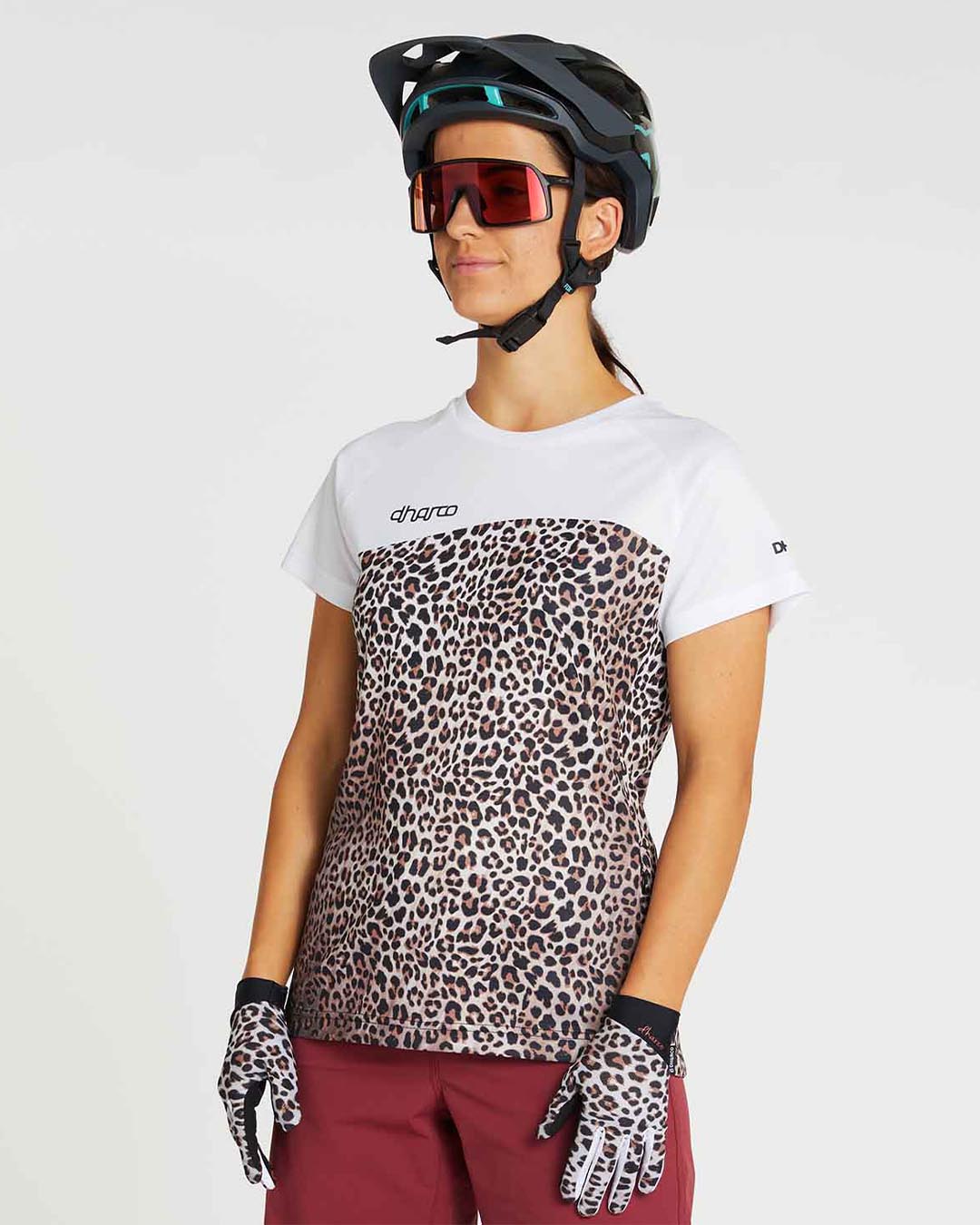 Womens Short Sleeve Jersey | Leopard