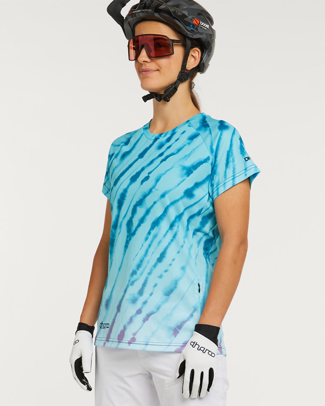 Womens Short Sleeve Jersey | Aqua Tiger