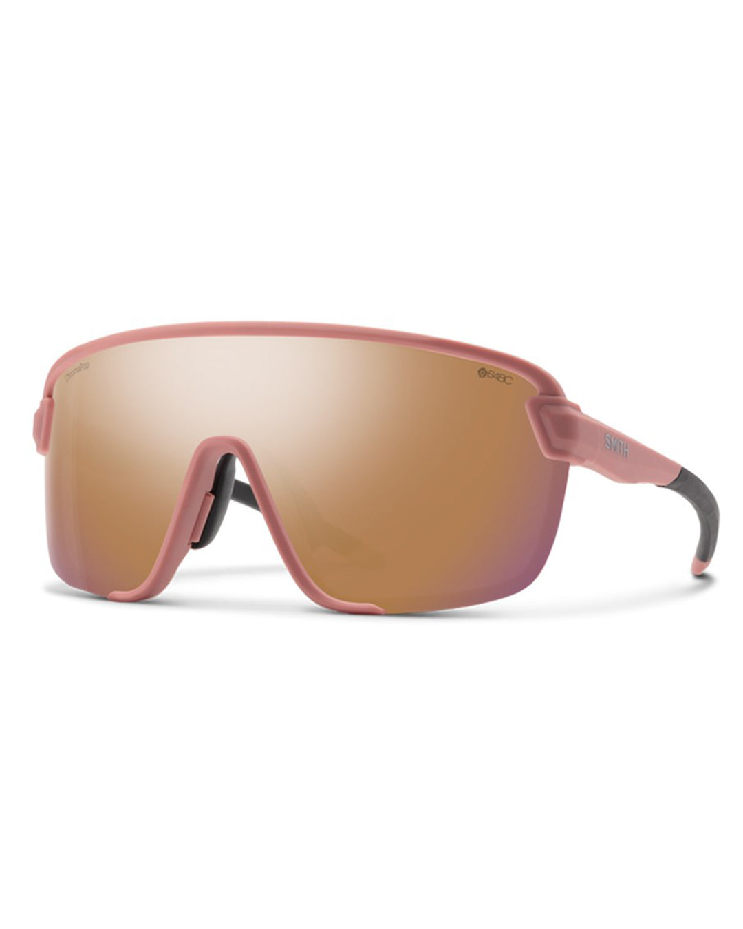 Smith Bobcat CHALK ROSE w/ ChromaPop Rose Gold Mirror