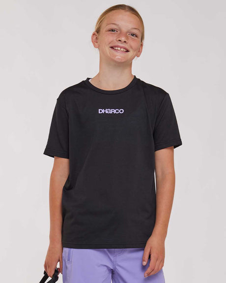 Youth Short Sleeve Tech Tee | Stealth