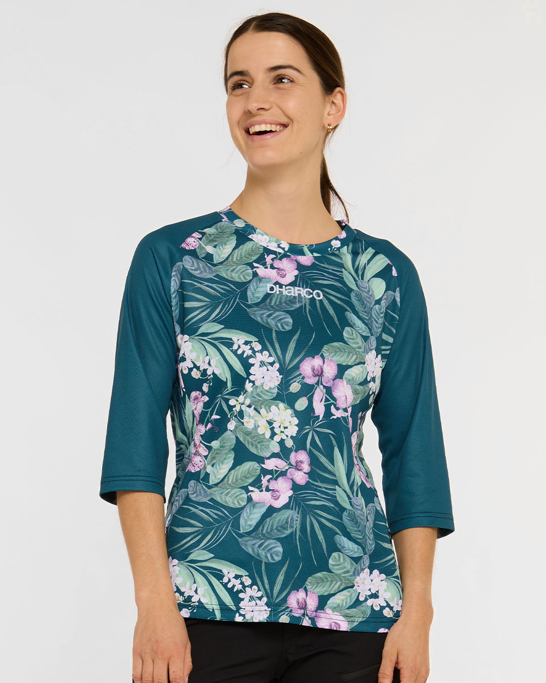 Womens 3/4 Sleeve Jersey | Wild Orchid – DHaRCO Clothing