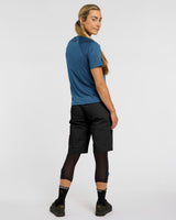 Womens Ather Short Sleeve Jersey | Morrocan Blue | Short Sleeves | WOMENS TOPS | DHaRCO | Image 4 of 6
