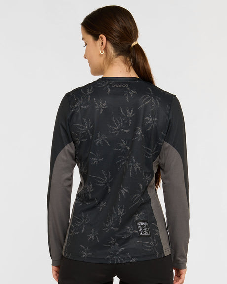 Womens Gravity Jersey | Leopard Palm