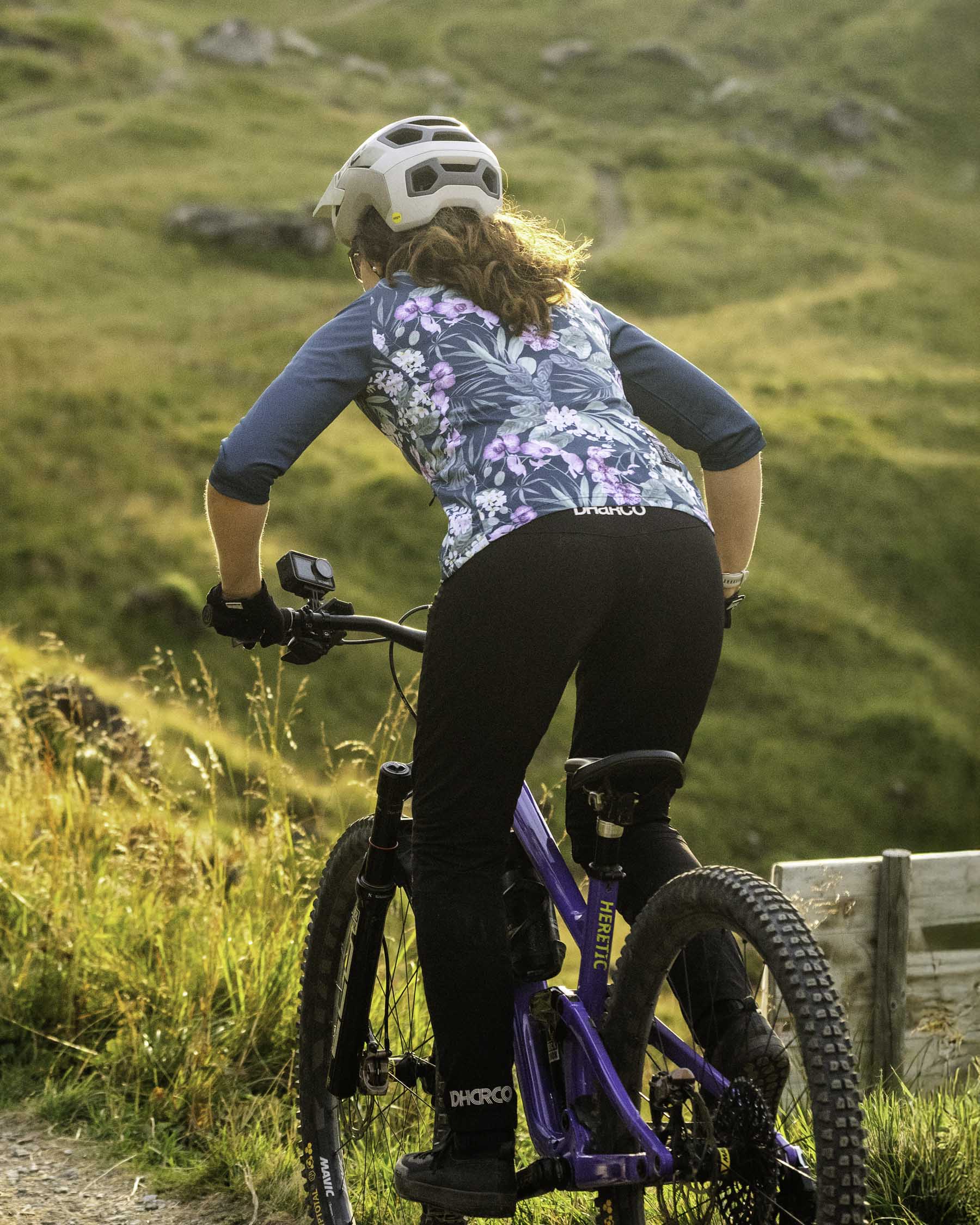Womens 3/4 Sleeve Jersey | Wild Orchid – DHaRCO Clothing