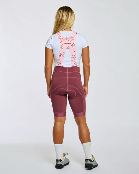 QOM Bib | Wild ginger/Pink Palm