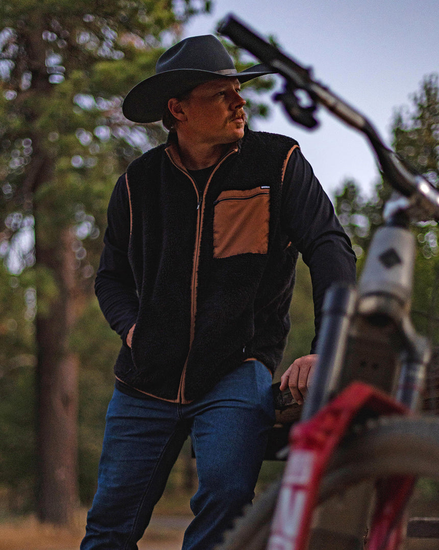 Mens Sherpa Vest | Kyle Strait Signature - Round Up