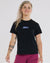 Womens Cotton Tee | Black