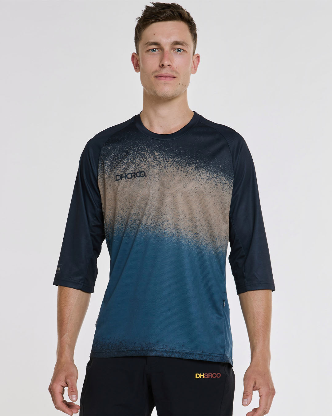 Mens 3/4 Sleeve Jersey | Dusty Waters