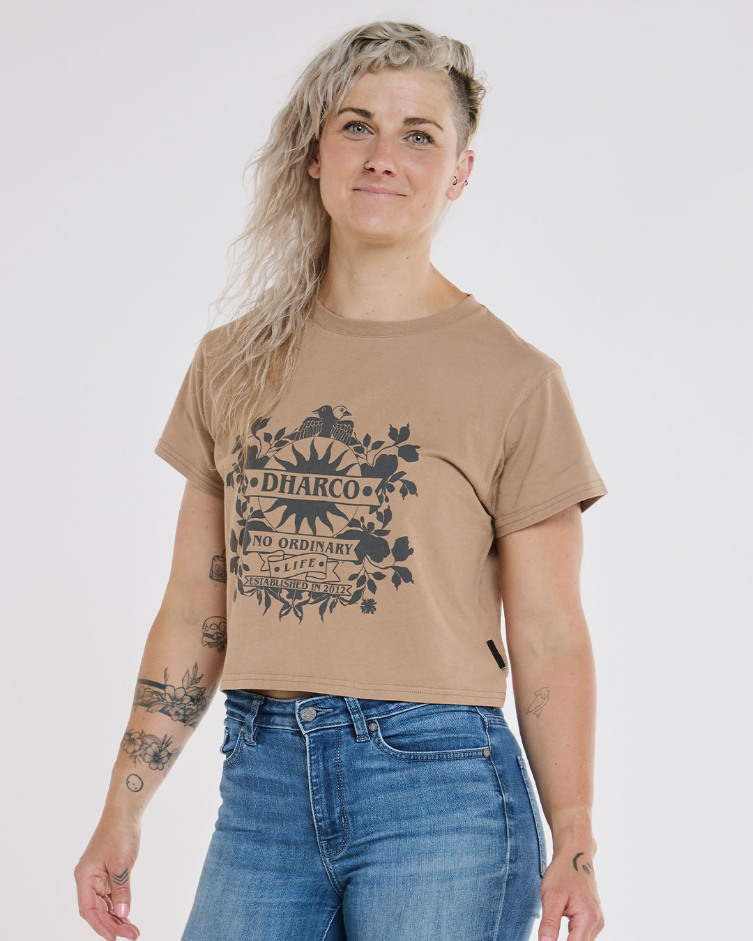 Womens Cotton Crop | Dust