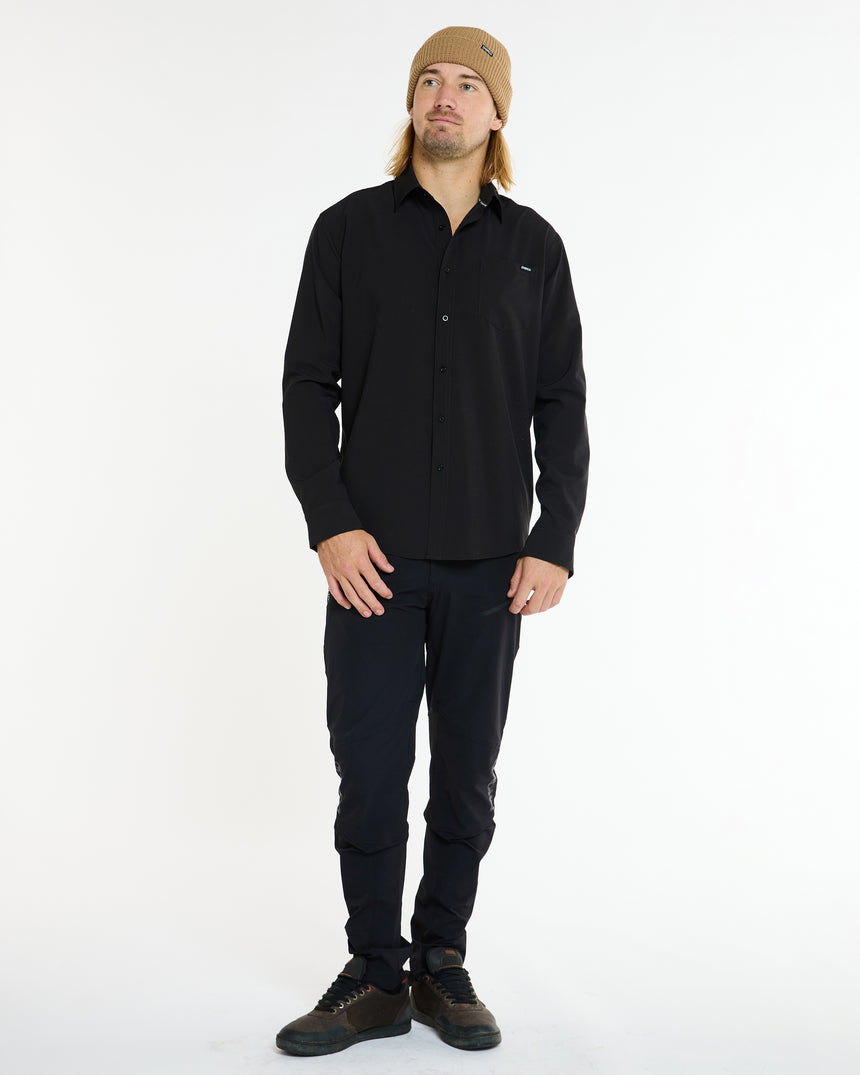 Mens Long Sleeve Button Up | Cash