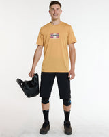 Mens Short Sleeve Tech Tee | Golden