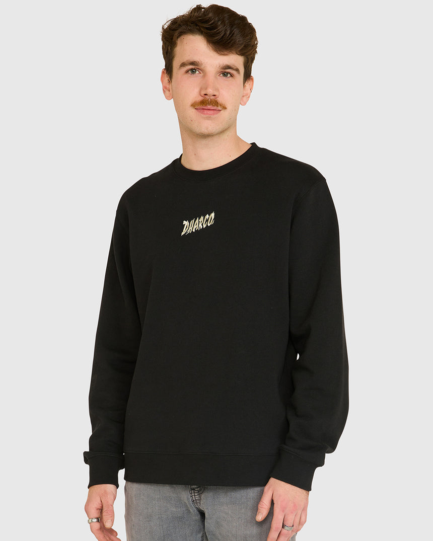 Unisex Crew | Covert Black | UNISEX | TOPS | FLEECE AND HOODIES | CREW | DHaRCO | MTB | Image 1 of 4