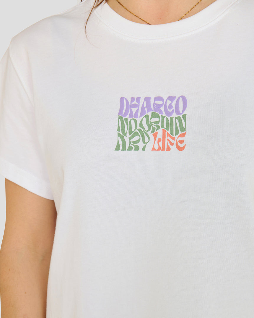 Womens Cotton Tee | Palmie | WOMENS | TOPS | TEES | SHORT SLEEVES | COTTON CROP | DHaRCO | MTB | Image 5 of 5