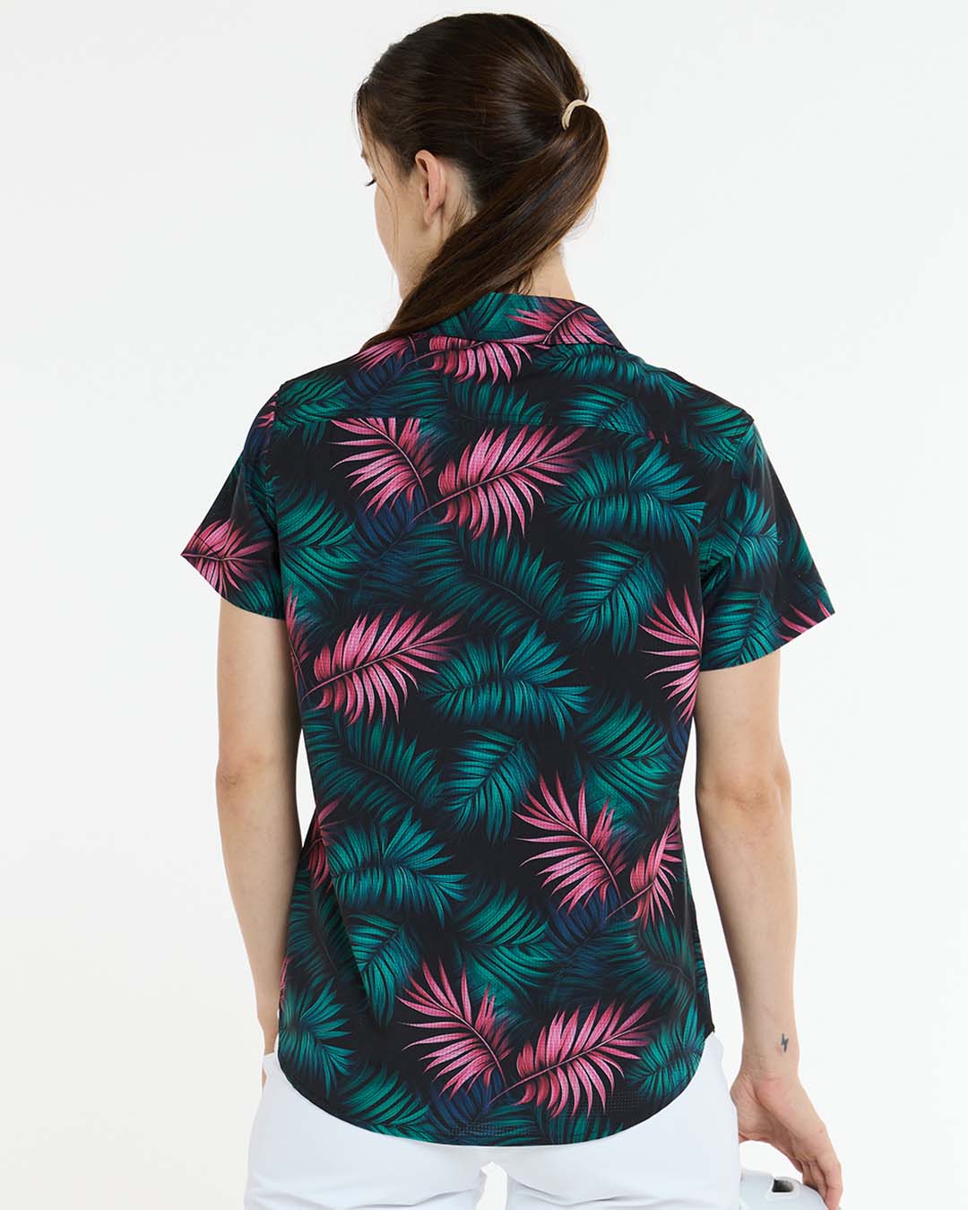 Womens Tech Party Shirt | Dark Fern