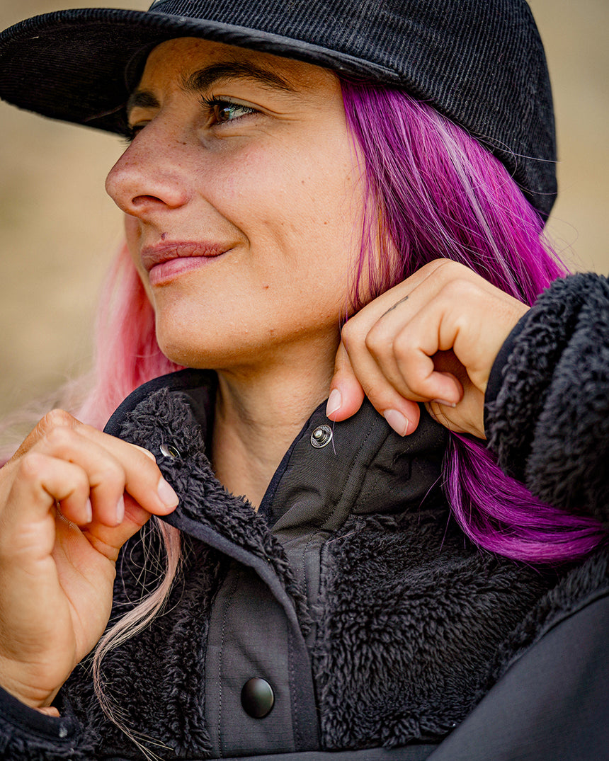 Womens Sherpa | Isa Signature - Purple Leopard | WOMENS | TOPS | FLEECE AND HOODIES | SHERPA | SHERPA | DHaRCO | MTB | Image 7 of 8