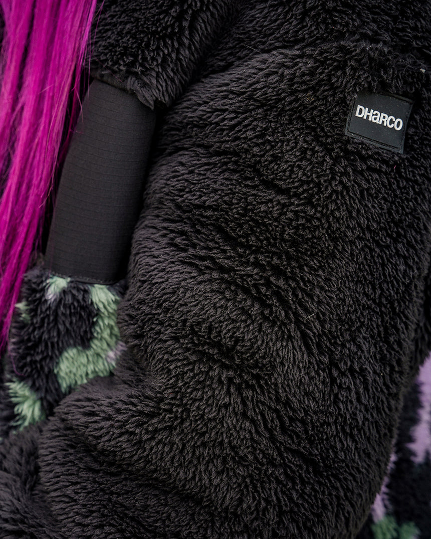 Womens Sherpa | Isa Signature - Purple Leopard | WOMENS | TOPS | FLEECE AND HOODIES | SHERPA | SHERPA | DHaRCO | MTB | Image 5 of 8