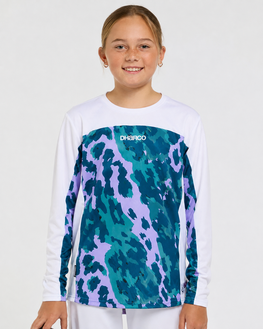 Youth Gravity Jersey | Isa Signature - Purple Leopard