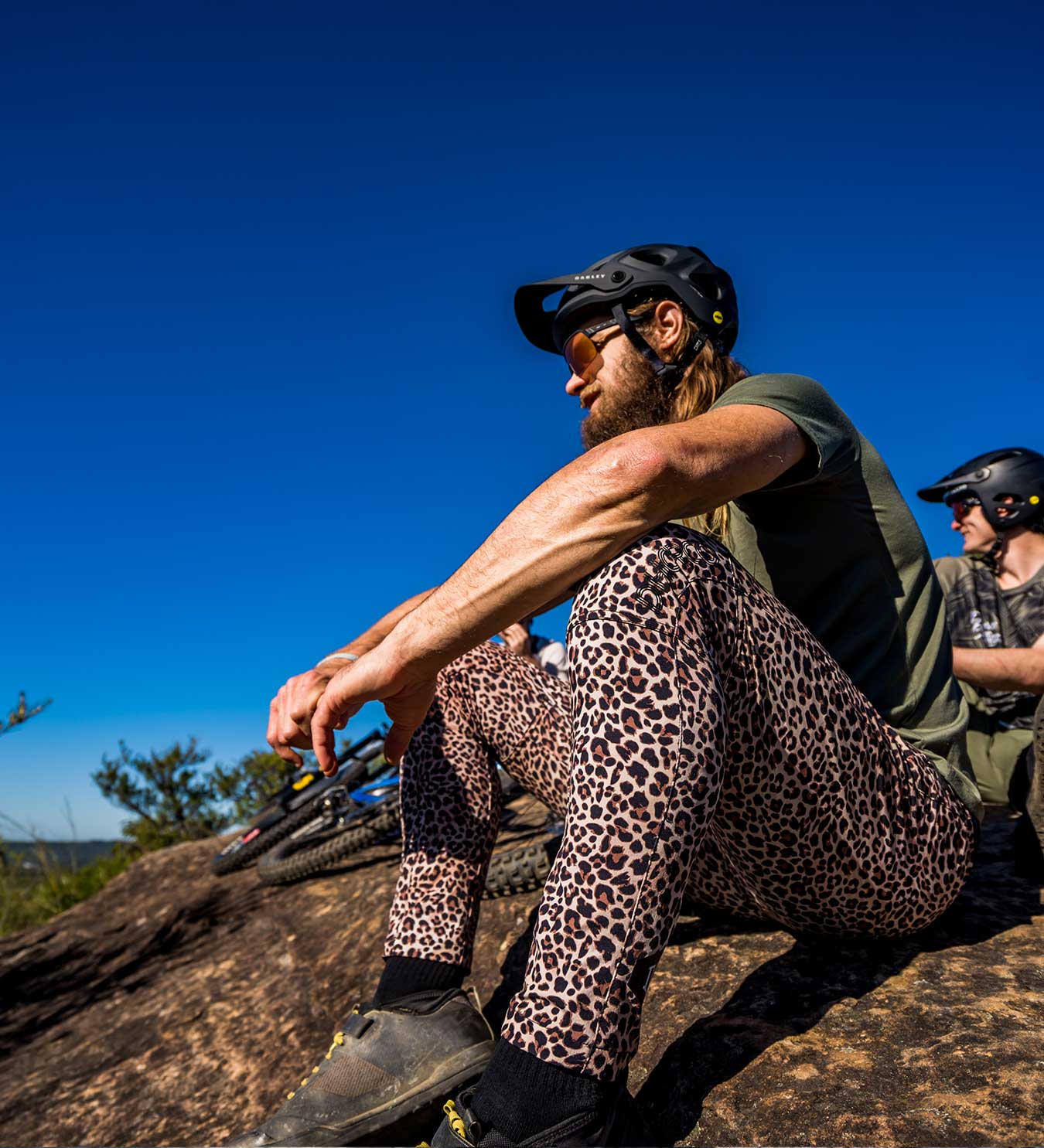 First look  Dharco's leopard print Gravity Pants bring 80s fashion to the  trails - BikeRadar