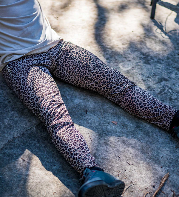 Liquido | Pants & Jumpsuits | Liquido Active Tunisia Blue Cheetah Leggings  | Poshmark
