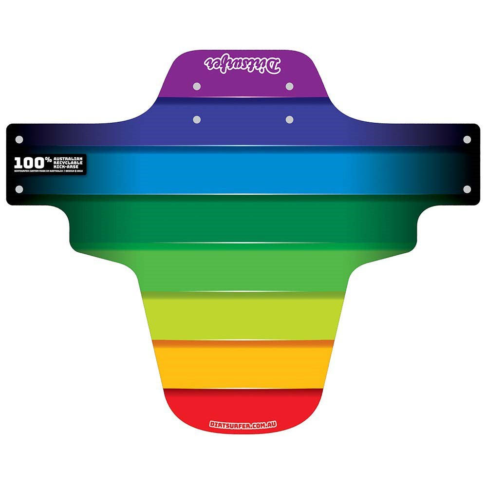 Dirt Surfer Mudguard | Rainbow