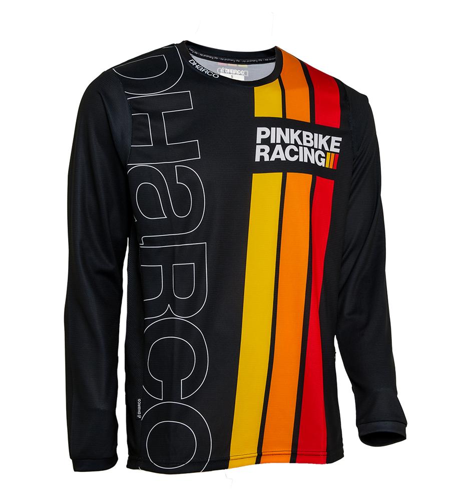 Mens Gravity Jersey | Pinkbike Team Replica Black